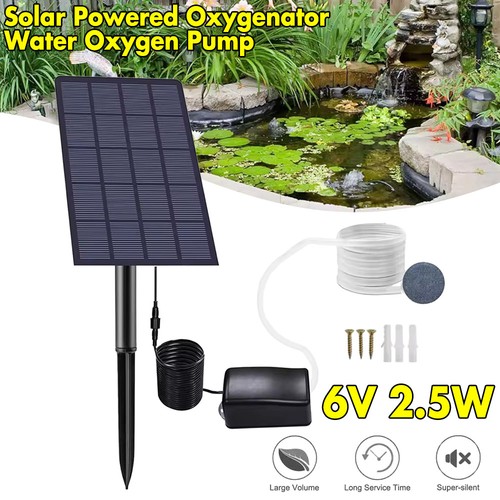 Solar powered oxygenator - powered,
