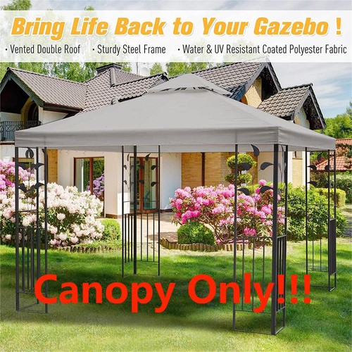 Grey gazebo top cover x - cover, 2.5m