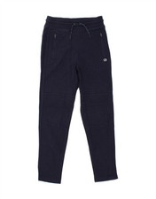 GAP Girls Tracksuit Trousers 9-10 Years Large Navy Blue Cotton AM10