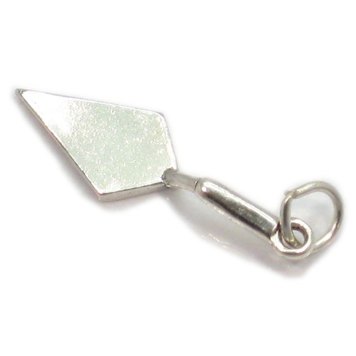 Trowel sterling silver charm