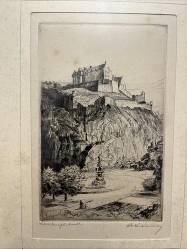 Original signed etching a - original,