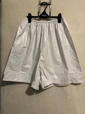 White Adult PVC Shorts USA