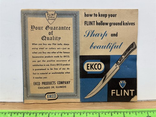 1950 ekco flint knife - 1950,