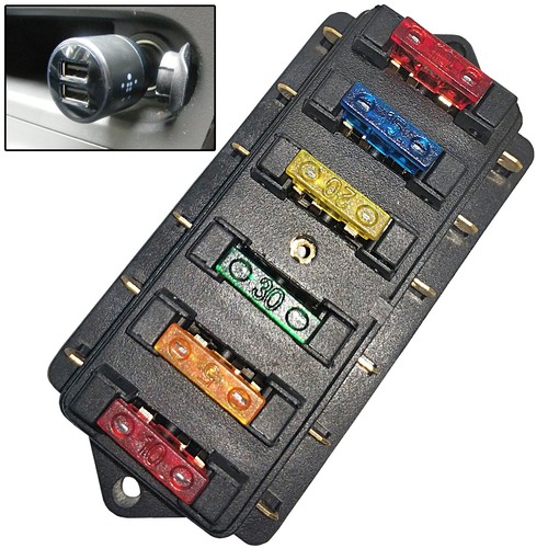 Universal blade fuse box - universal,