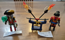Playmobil 6591 + 70158 Ghost Pirate Captain and Asian Fighter