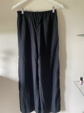 Next Wide-leg Black Trousers