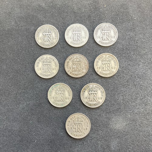 British george sixpence - british, vi