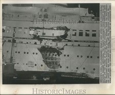 1959 Press Photo Damage to