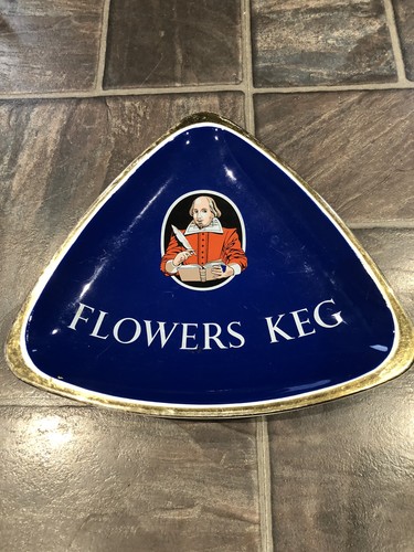 Vintage flowers keg ashtray - vintage,