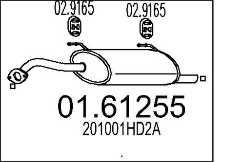 Mts 61255 rear - mts, 01.61255