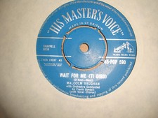 MALCOLM VAUGHAN,  WAIT FOR ME,  HMV RECORDS 1959 EX+