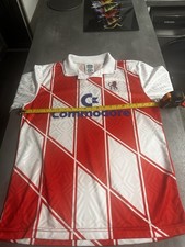 Retro Chelsea FC 1990 Score Draw Football Shirt Medium  Commodore Sponsor