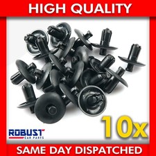 10X TRIM & BODY PANEL CLIPS FOR AUDI A4 A6 Q3 WHEEL ARCH GRILLE CABIN 4D0807300
