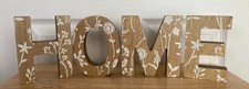 Next HOME Wooden Floral Letters Home Decor Ornament