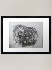 Golly gosh framed art print - golly,