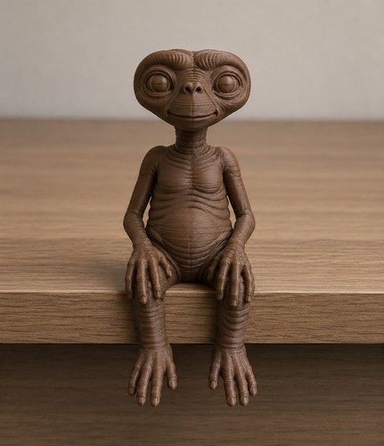 Alien shelf sitter - alien, brown