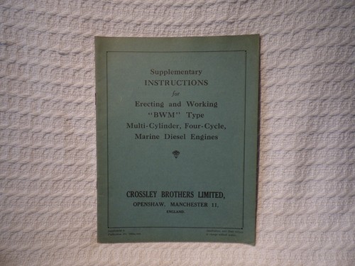 Vintage crossley bwm marine - vintage,