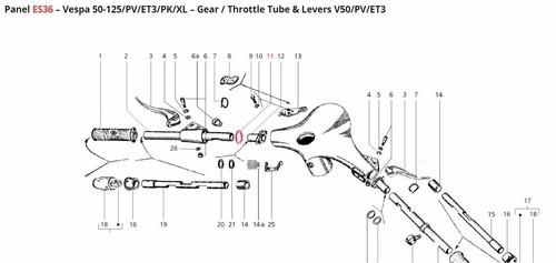 Gear change shim - gear, on
