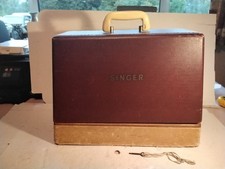 SINGER 185K BASE AND LID WITH FIXINGS 1959