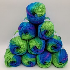 Yarn Outlet Variegated Double Knitting/ Crochet Yarn 10X100g Balls -S97