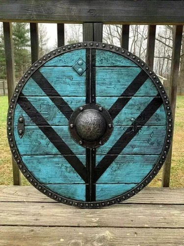 Viking shield battle ready - viking, battle-ready