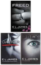 E L James 3 Books Collection Set Fifty Shades of Grey, Darker, Freed Classic