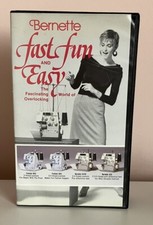 Bernina Overlocker Fast Fun & Easy The World Of Overlocking - VHS Video Tape