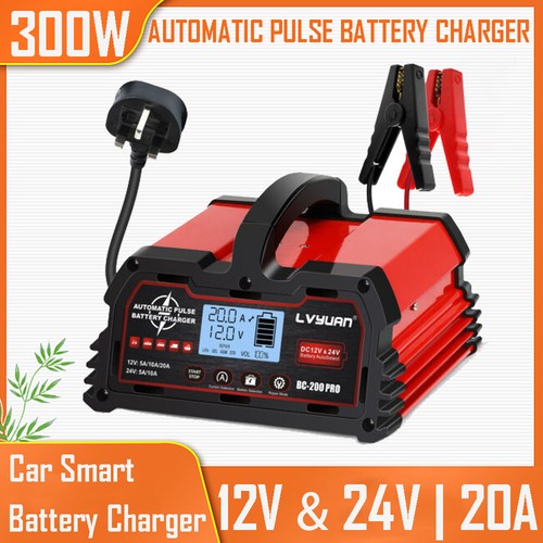 Car battery charger 12v - car, 12v&24v