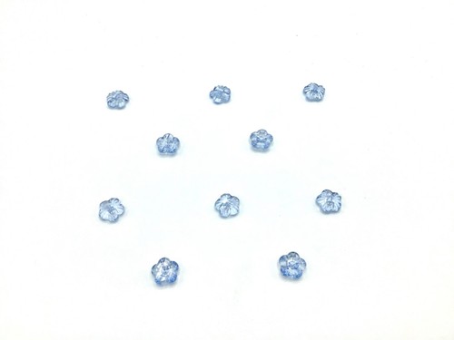 Flower patterned craft buttons - flower,