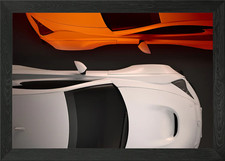 YIN YANG LEXUS LFA Framed Wall