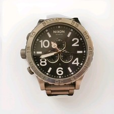 Brand new Nixon Watch 51-30 CHRONO Silver / Black A083000 Genuine A083-000 5130