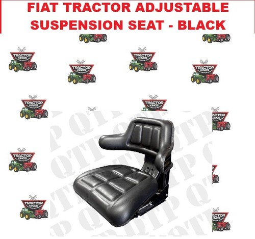 Black tractor suspension - suspension, seat