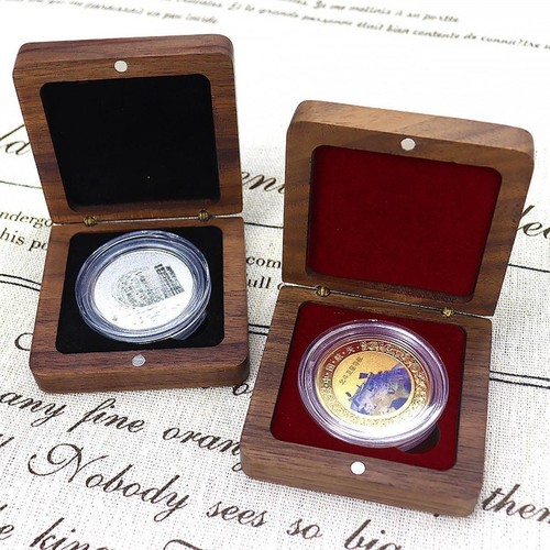 Coin presentation display box - display,