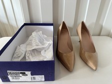 Stuart Weitzman Russell Bromley Shoes Patent Leather Twiggy Court UK 3 US 5