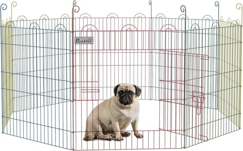 Pawhut pet playpen - playpen, dog