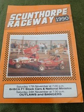 BRISCA F1 Ministox Outlaws Bangers Scunthorpe Raceway November 1990