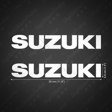 2 stickers SUZUKI 12" glossy