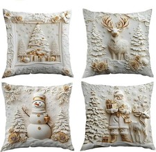 4 Pack Christmas Pillow