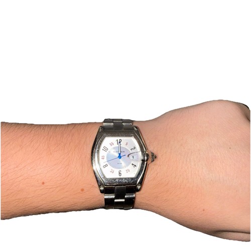 Cartier roadster silver men - silver, men's