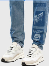 NEW mens DIESEL D-VIDER 009GD JEANS size W33 L30 Stretch Carrot leg