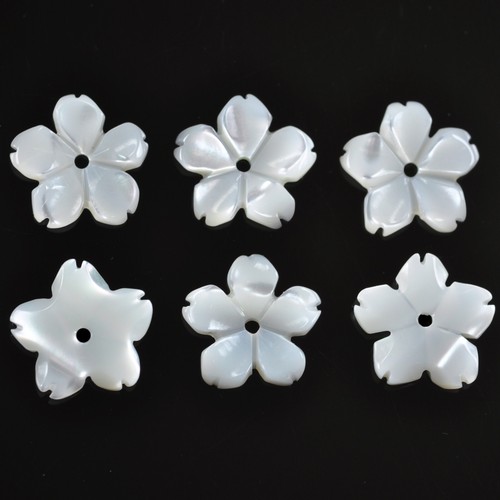 Shell carved flower - shell,