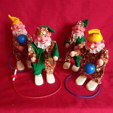 JOB LOT OF FOUR VINTAGE 1960s GERMAN GDR SONNI AIR ACTIVATED CLOWNS TOYS