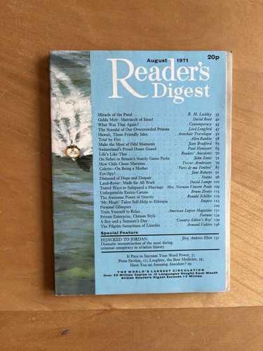 Reader digest august 1971 - reader's,