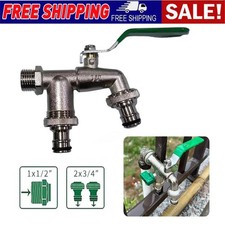 Double Garden Tap with 1/2