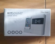 KitSound XDOCK Clock Radio Dock for 30-Pin Connector iPod/iPhone (S6)