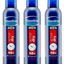 3 X Vaseline Men's Active Dry