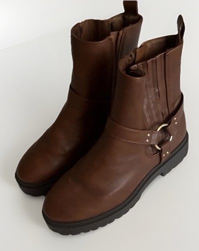 Primark brown wide fit - fit, faux