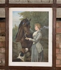 Rare Framed 19thC Mezzotint