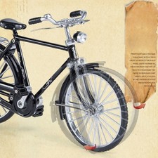 Antique Bicycles Model Ornament Old Fashioned Mini Bike Figurine Collections