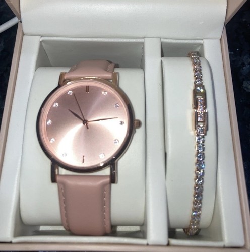 Diamonique watch and - watch, bracelet